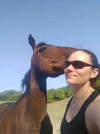 Nomnomnom, hooman hair is tasty!! Tara & Bourbon